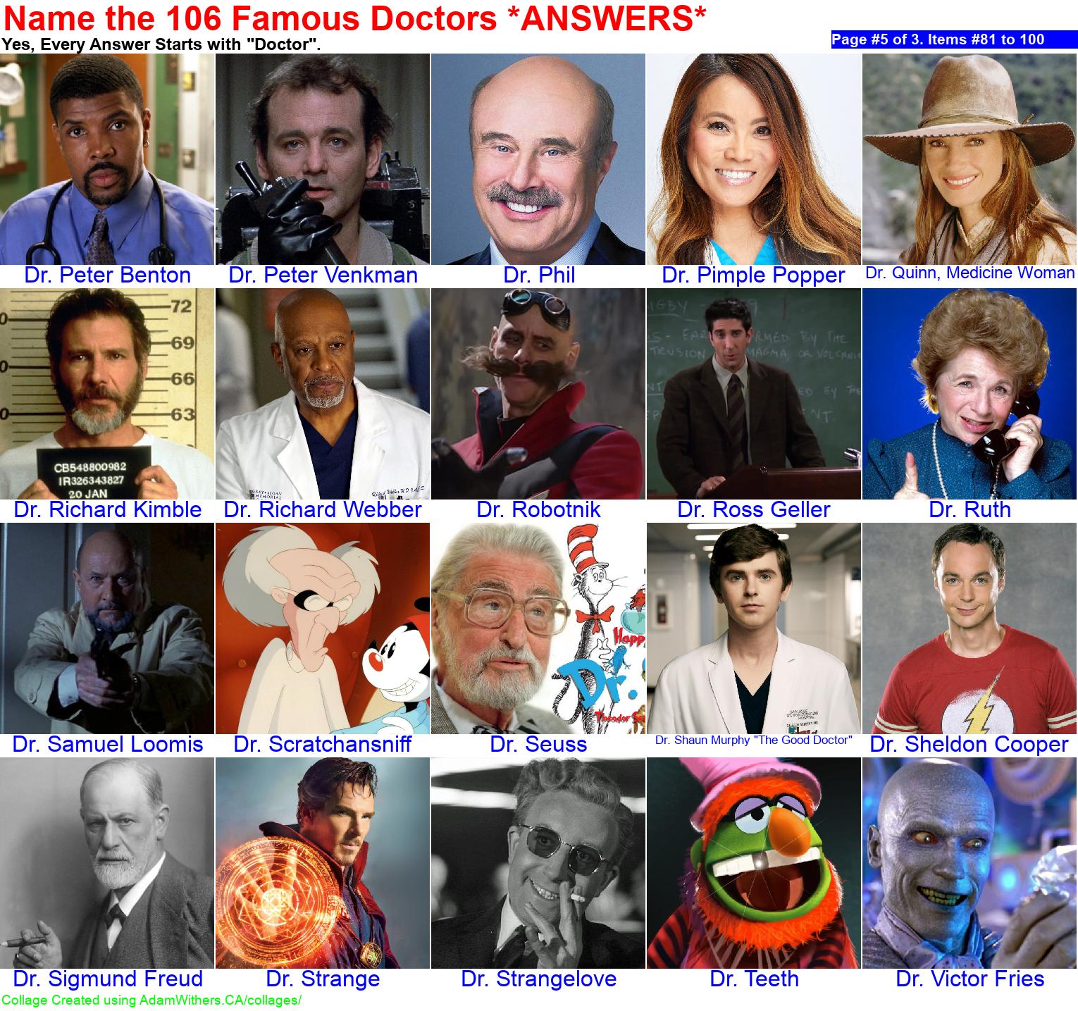 CollageA: guessDoctors Page 5